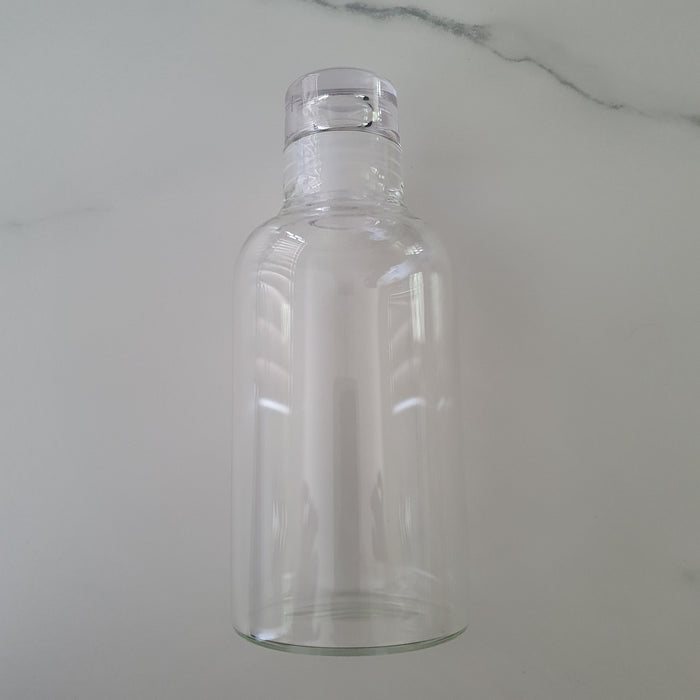 350ML GLASS WATER BOTTLE WITH STOPPER